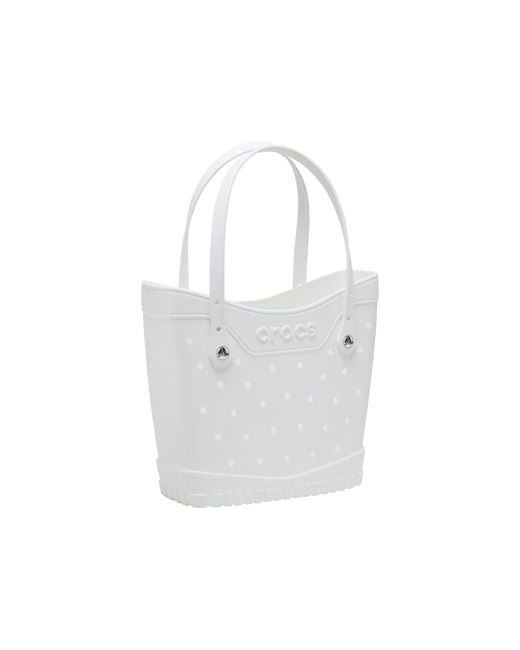 CROCS Classic Medium TOTE Bag White Milk Color New NWT 15”x12.5”