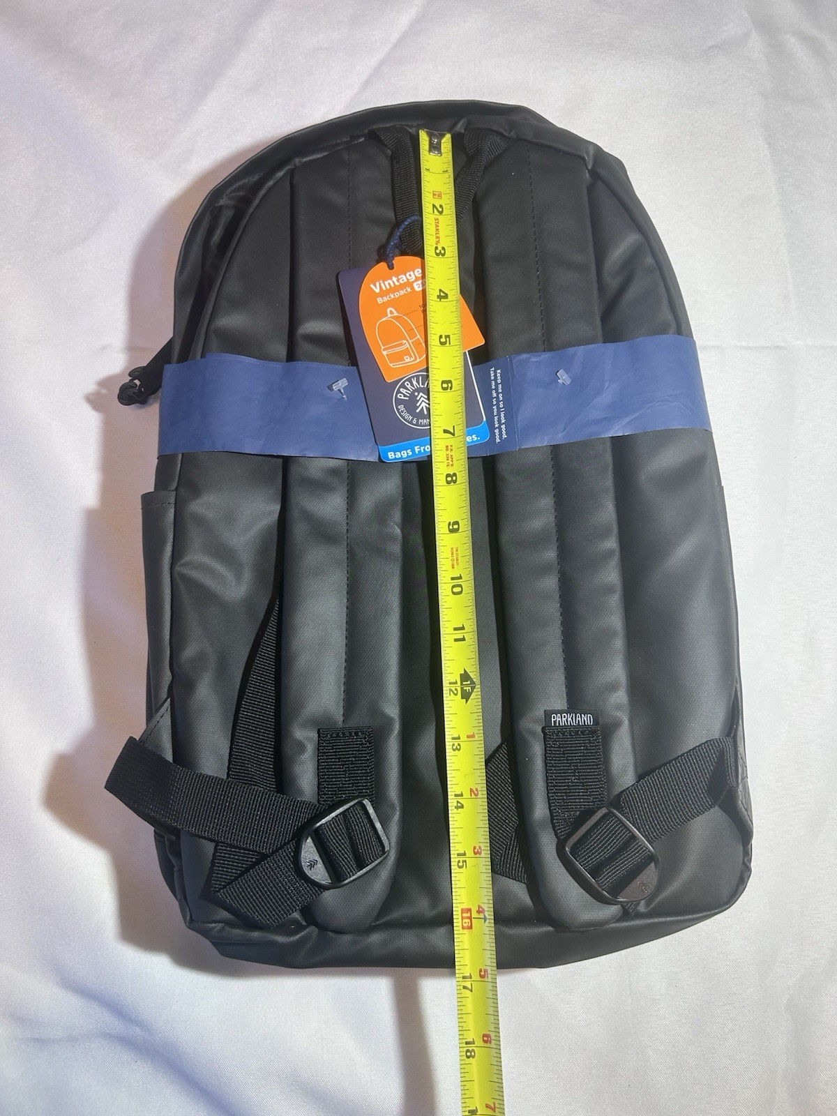Parkland eco-Friendly Bags From Bottles Black Backpack