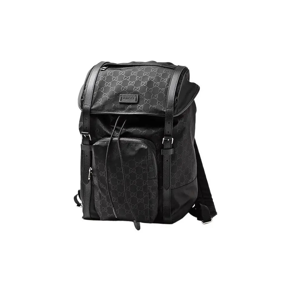 GUCCI Canvas Backpack Large Men’s 13×7.5×15.2 in