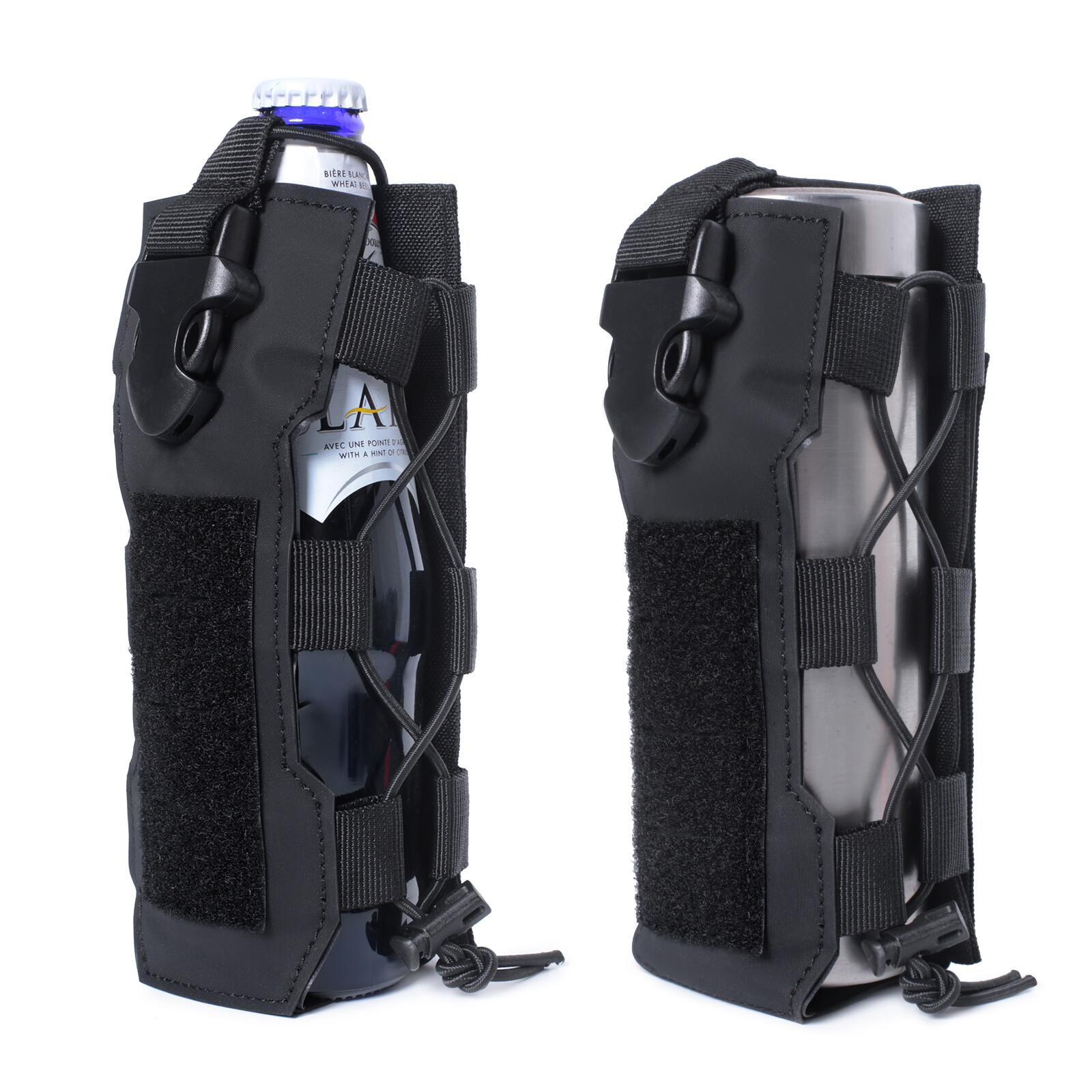 Molle Tactical Water Bottle Pouch Radio Holster Outdoor Bag for Hiking Camping