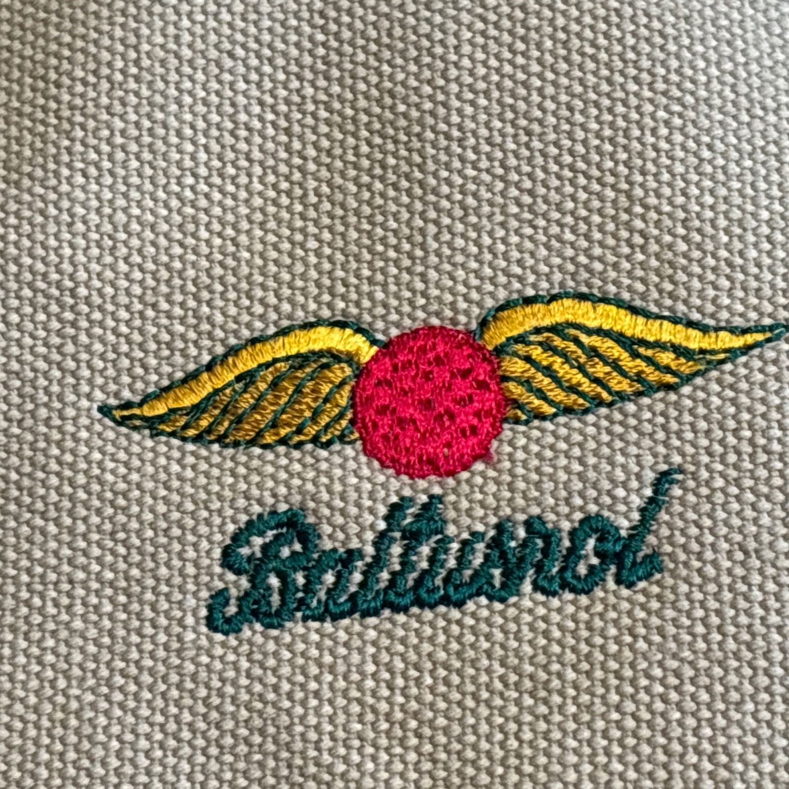 Peter Millar canvas garment bag- Baltusrol Embroidery Logo