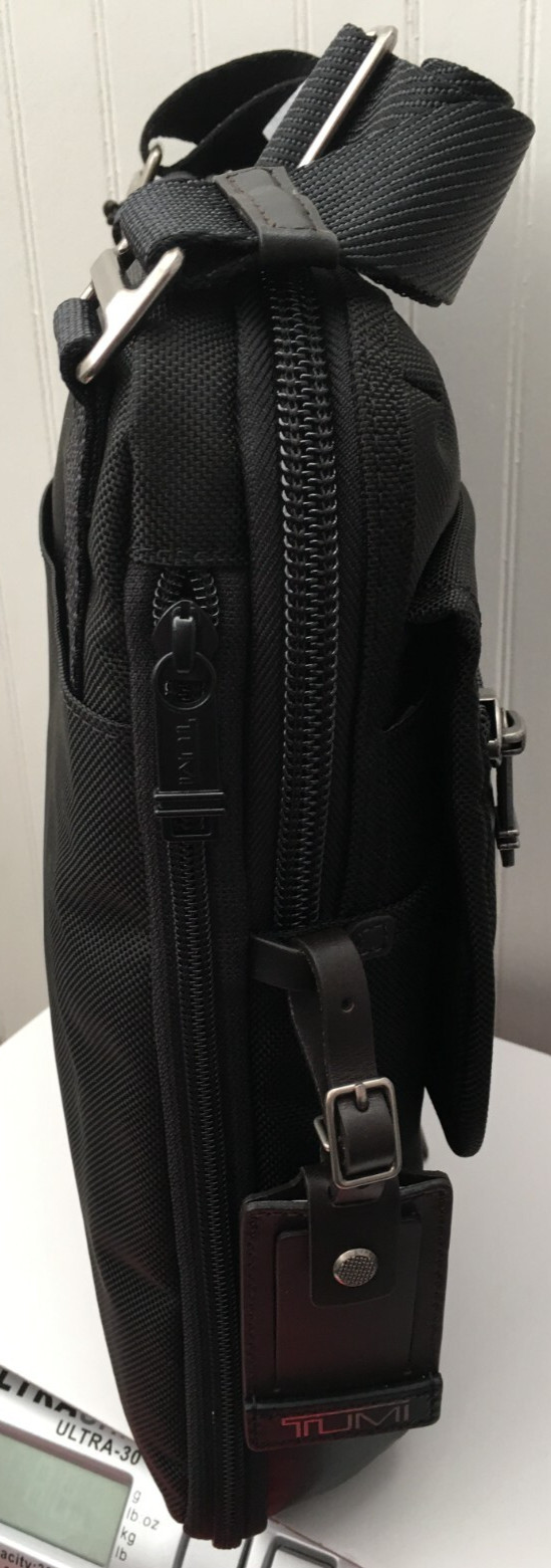 TUMI BRAVO Annapolis Zip Flap DARK BROWN 0222304HK2 Retail $275.00
