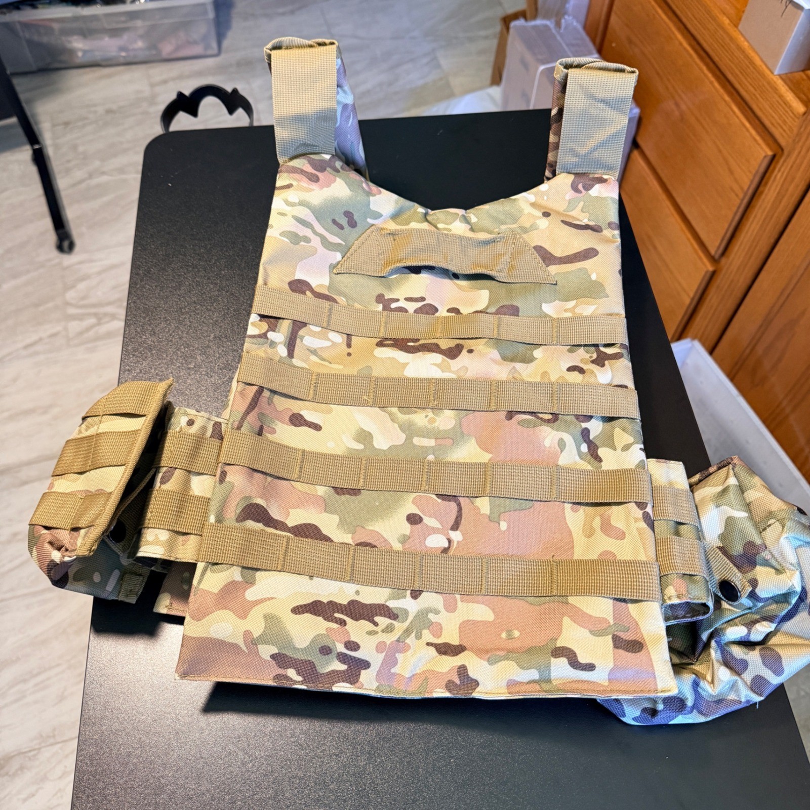 GFIRE Tactical Vest Airsoft Modular 3D Quick Release Multicam Adjustable Lt.Wt.