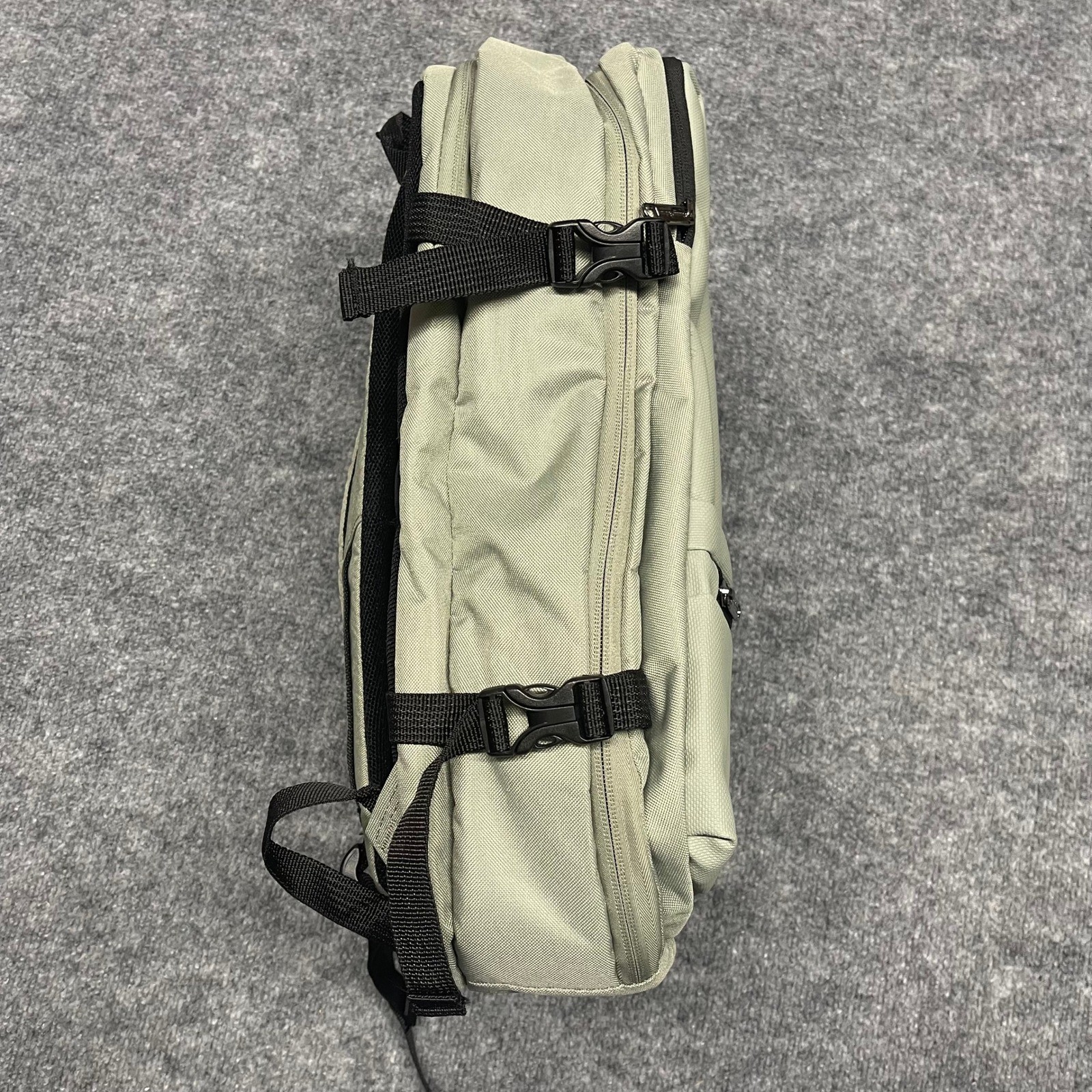 Tommy Bahama Backpack Urban Essentials Sage Green Travel 16″ Faux Leather NEW