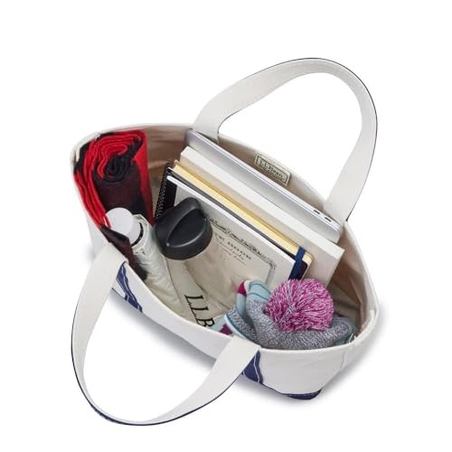 LL Bean Boat & Tote Open-Top Medium Canvas Bag NWT Durable Classic