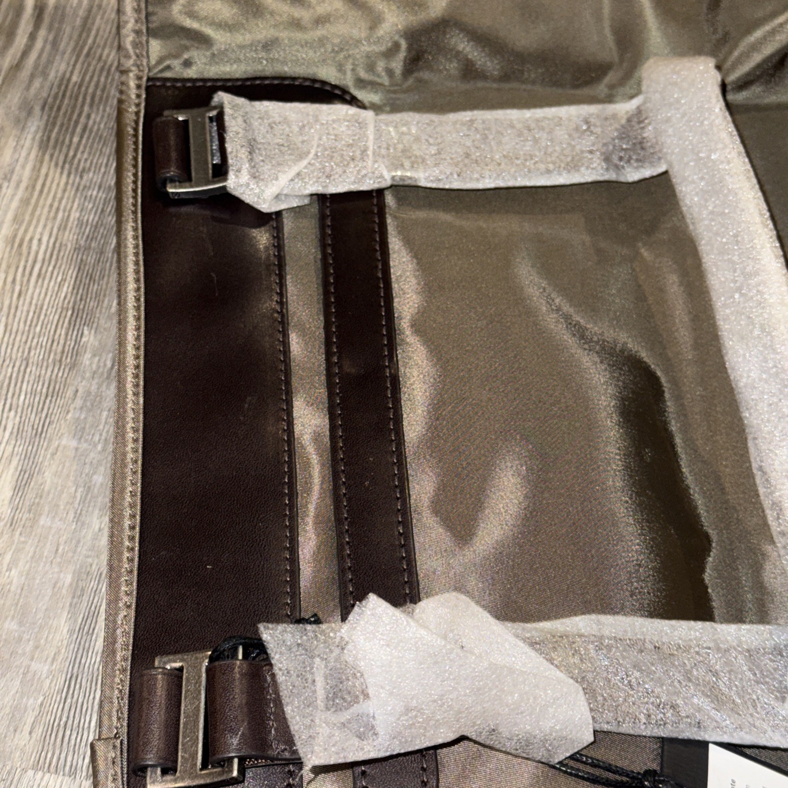 Tumi Pack-a-Way Tote 100% Nylon Leather Handels Green