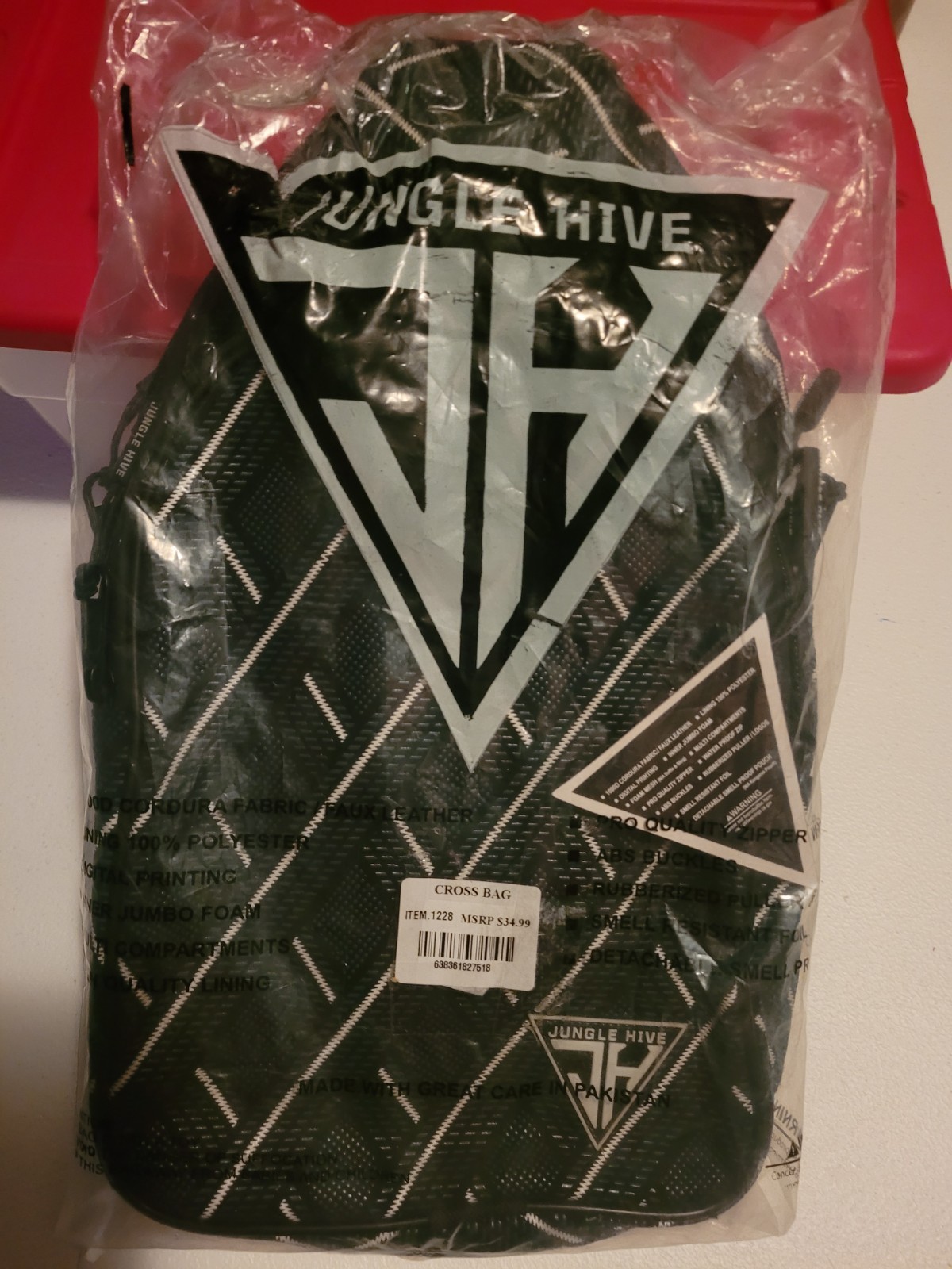 Jungle Hive Smell Proof Crossbody Sling Type Bag