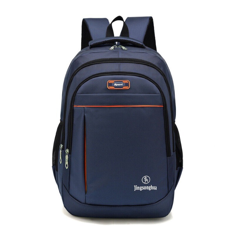 Men’s Waterproof Backpack Laptop Bag for Work Travel School USB Charging Port