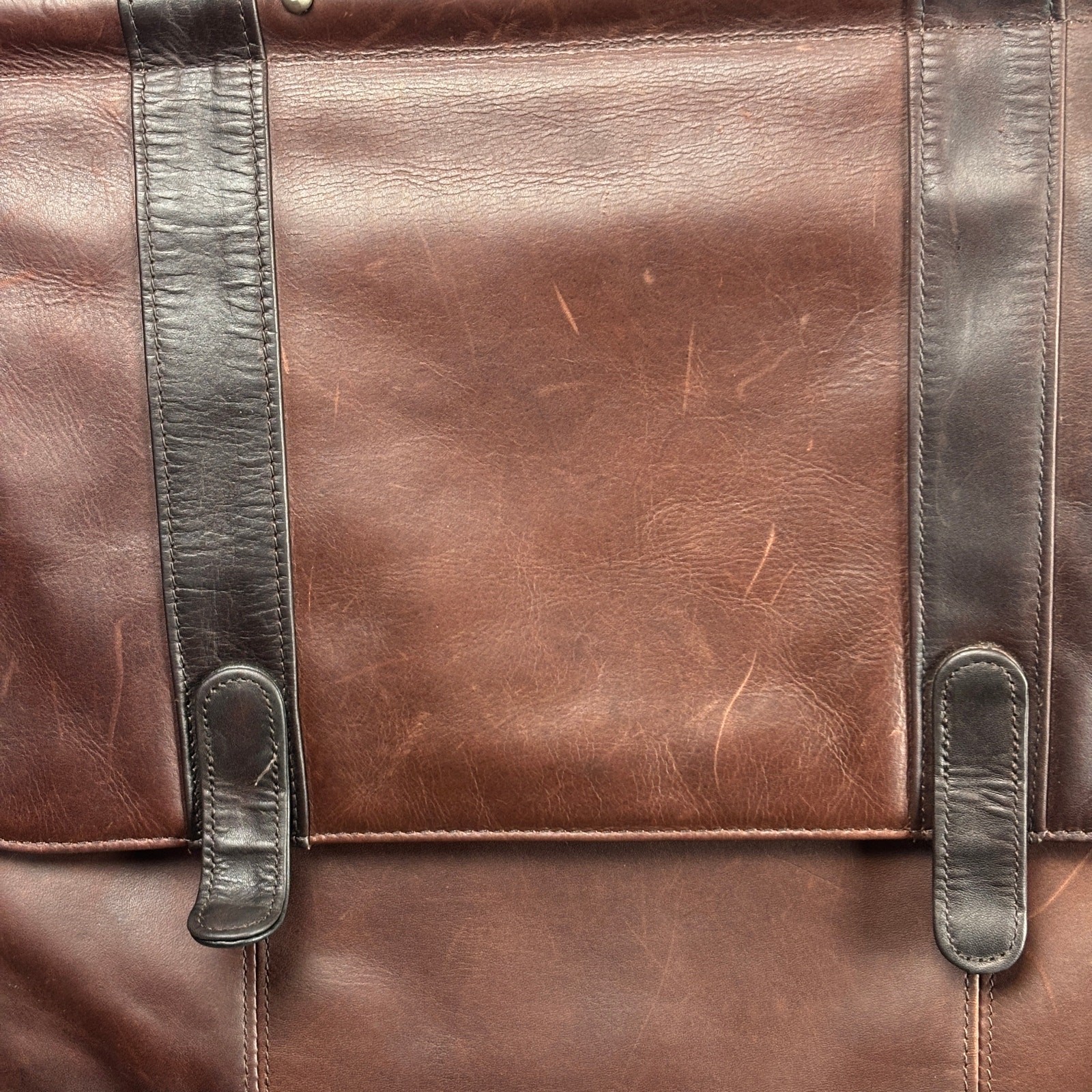 Samsonite Business Casual Series Leather Briefcase Messenger Bag Laptop Satchel