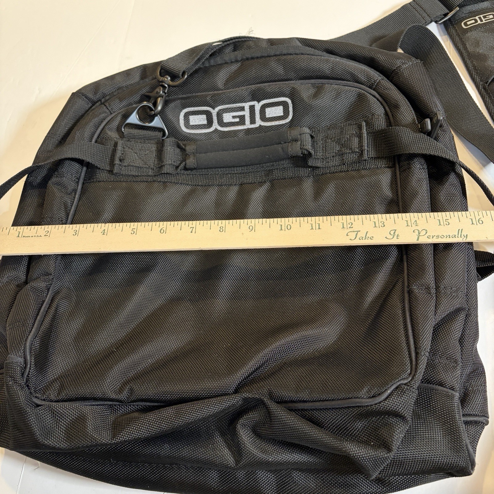 Ogio Zip-off Black Messenger Bag Gaming Business Travel Tech – Magnetic