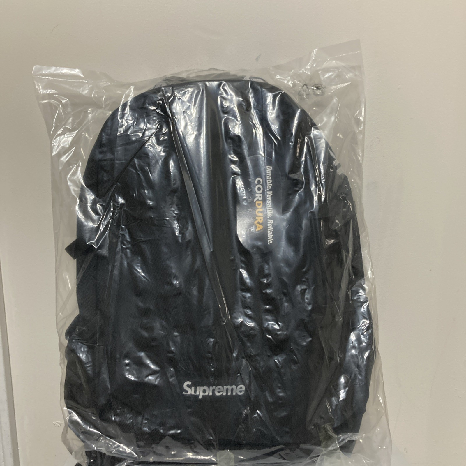 Supreme Cordura SS18 Ripstop Nylon Backpack Black – 100% Authentic