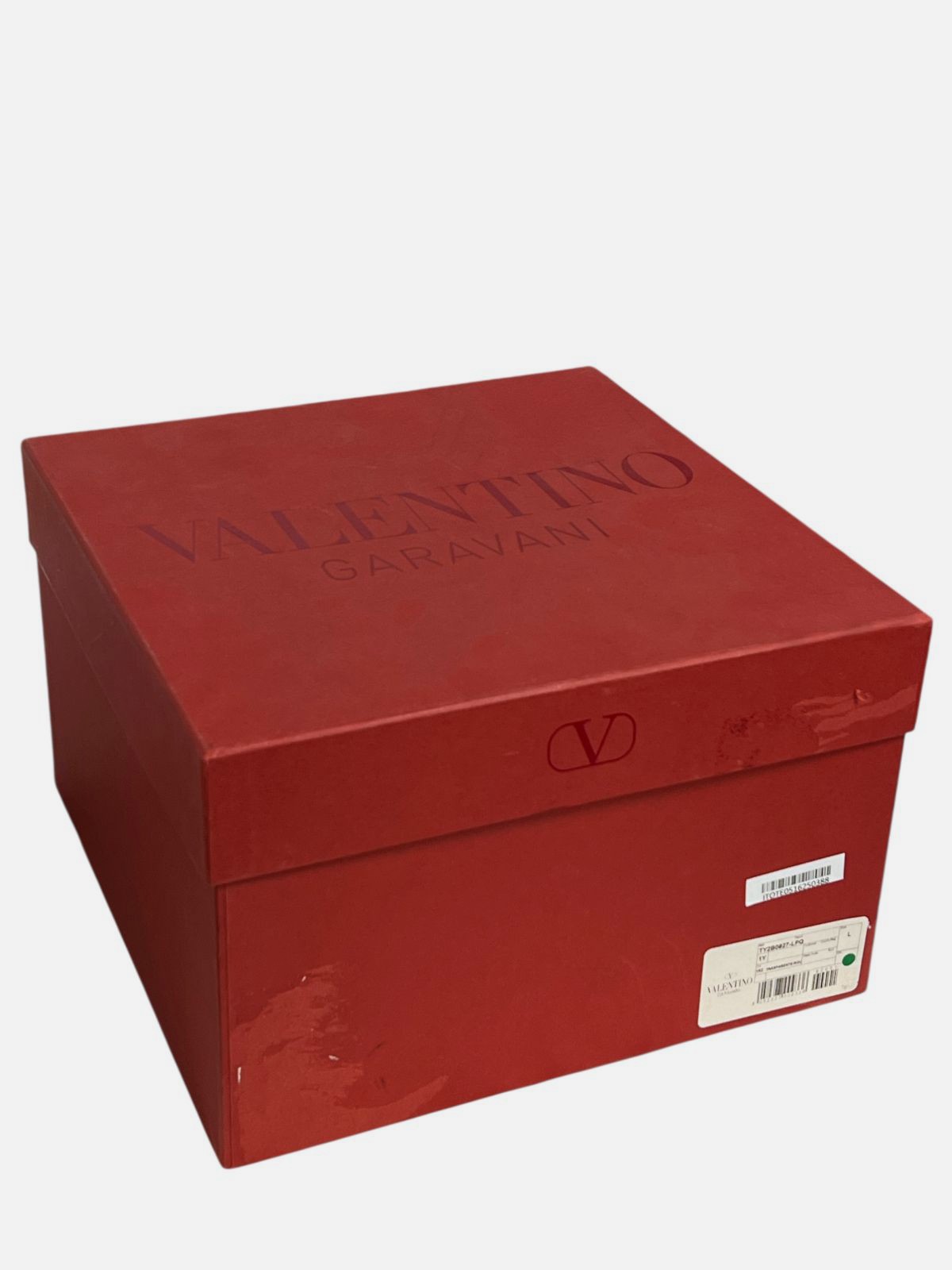 VALENTINO GARAVANI Men’s Transparent VLTN Logo Leather Crossbody Belt Pouch Bag