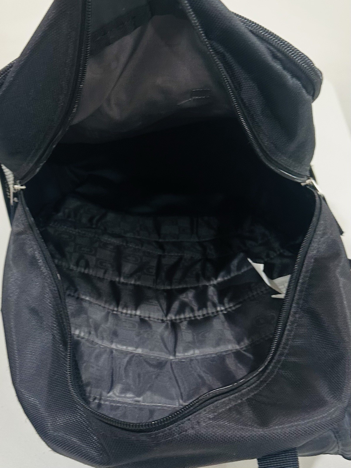Ogio Carbon-Black Backpack-BF Goodwrich Wide Open Marcetsource Logo Utility Bag