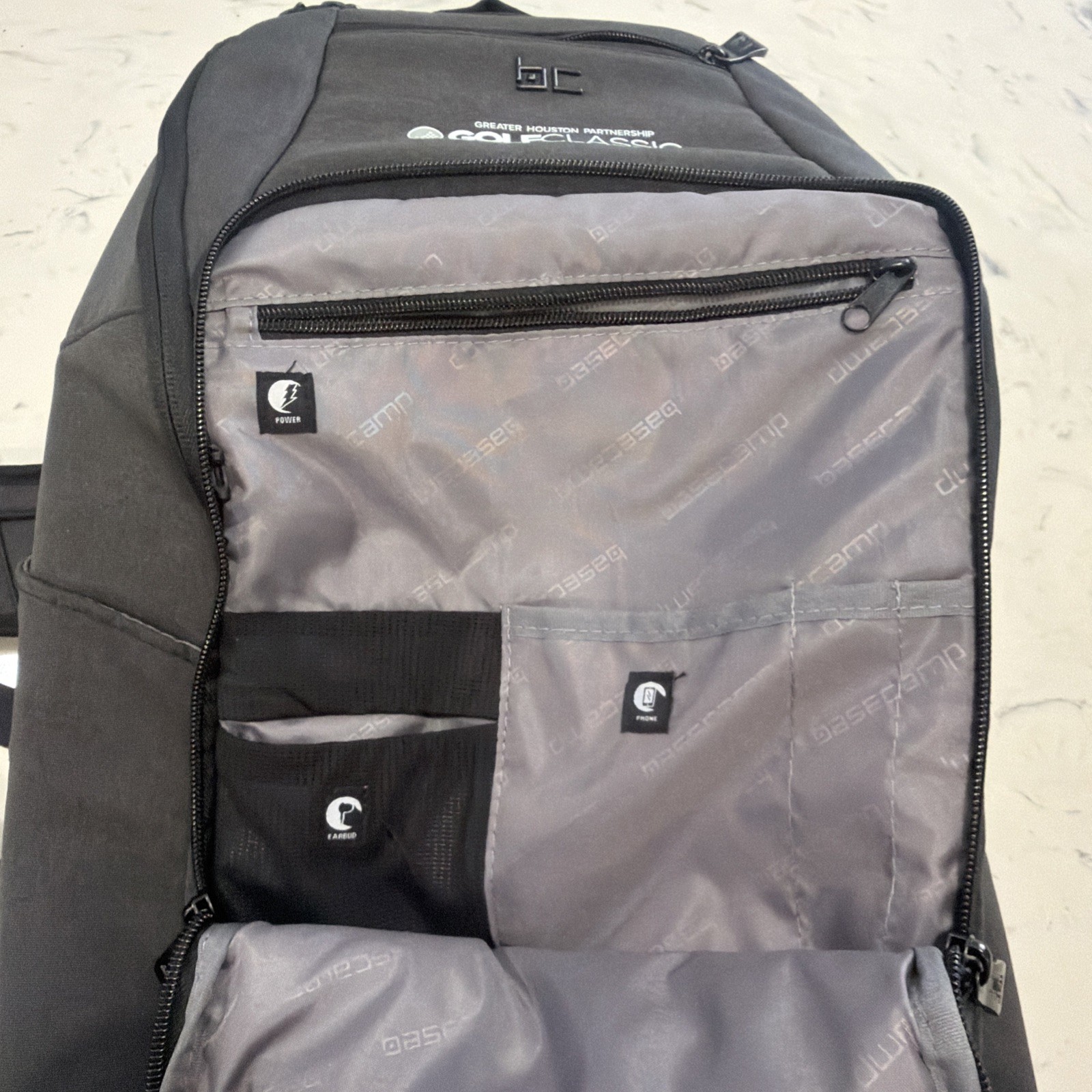 HOUSTON golf classic -Basecamp Premium Office Backpack- Wounded Warrior Project