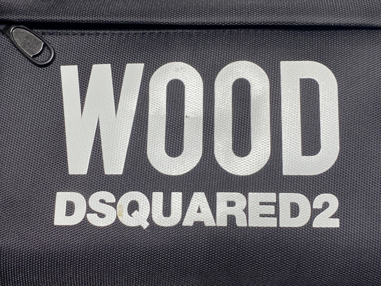 DSquared2 Red Black Buffalo Plaid Wood Backpack Logo Print Bag Unisex