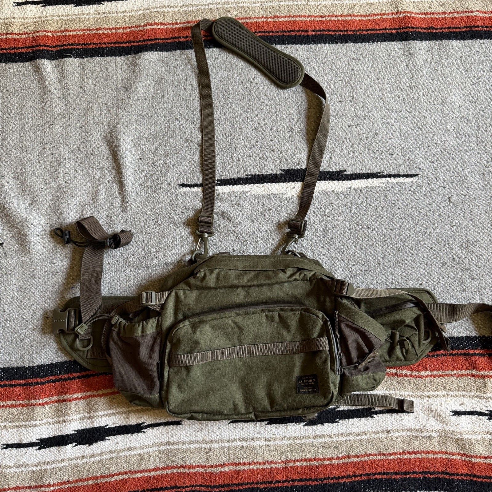 Filson Ripstop Nylon Waist Pack – Hunting, Fishing Excellent Condition