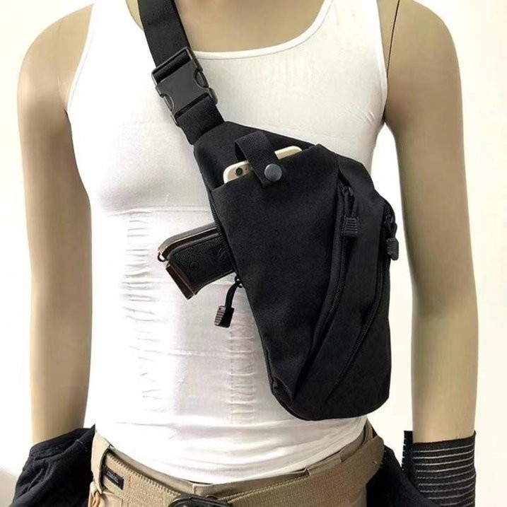 Mens Backpack Tactical Sling Shoulder Bag Molle Travel Chest Pack Outdoor Hiking