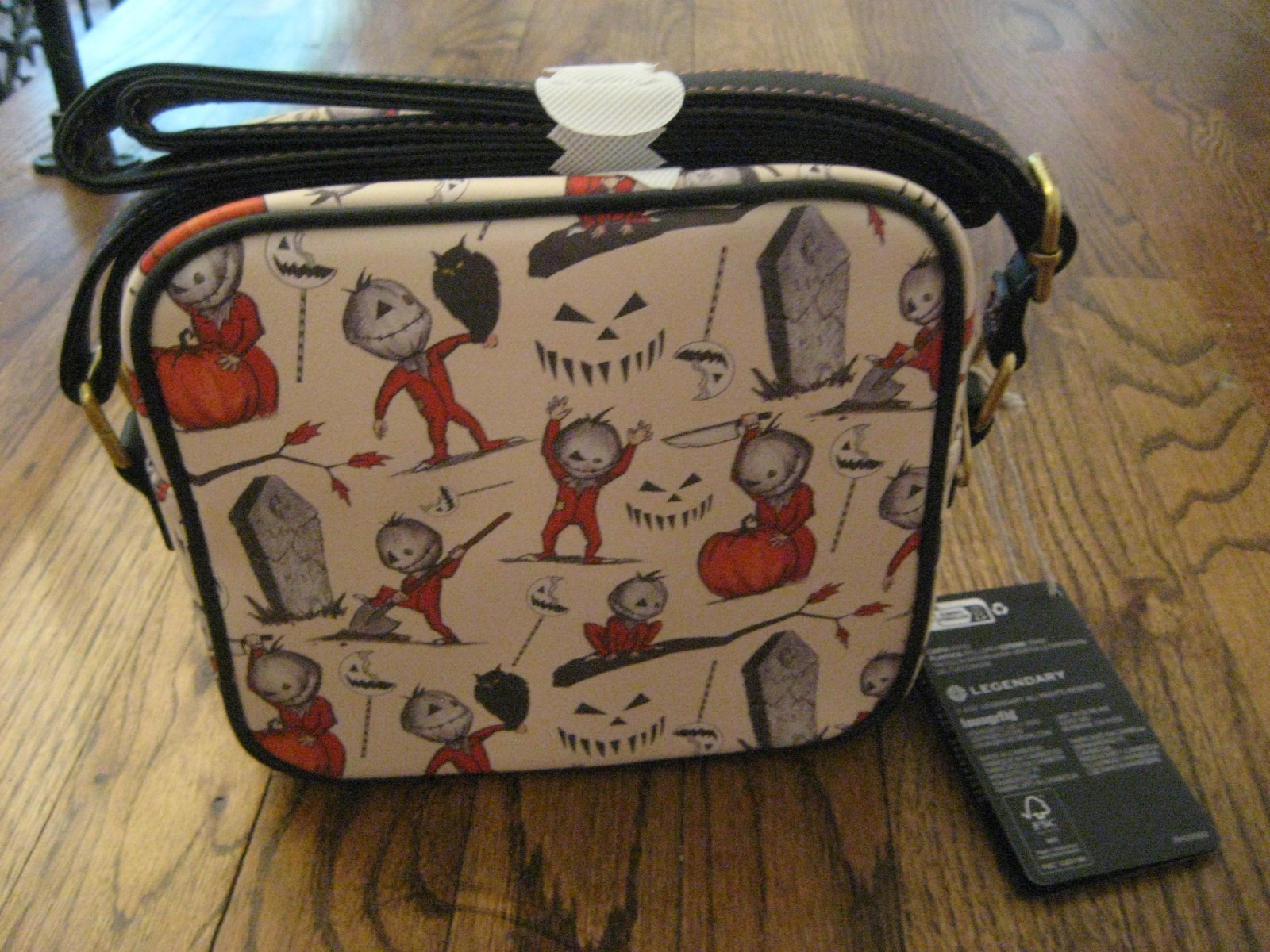 Loungefly Sam Trick ‘R Treat Allover Print Crossbody Bag Halloween Horror