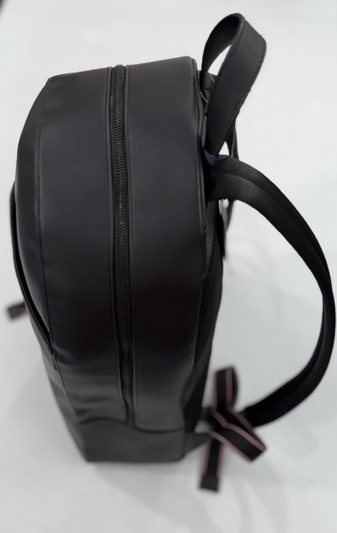 Tommy Hilfiger Men’s Dome Logo Backpack, Black, One Size