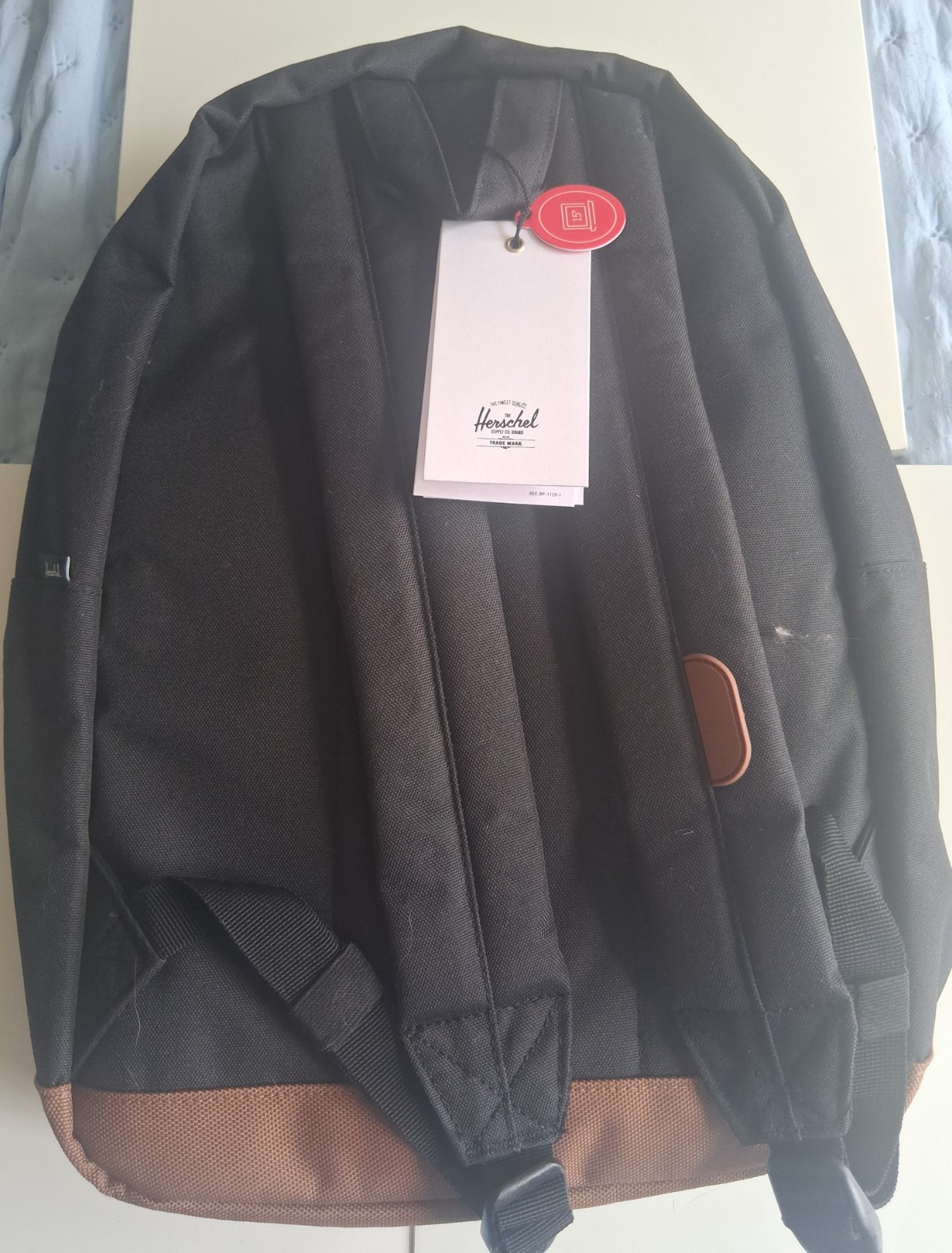 Herschel Pop Quiz 22L Laptop Backpack – Black/Tan