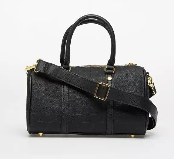 NEW Nike Air Jordan Jumpman Monogram Mini Duffle Bag 3L Black Gold MA9169-K5X
