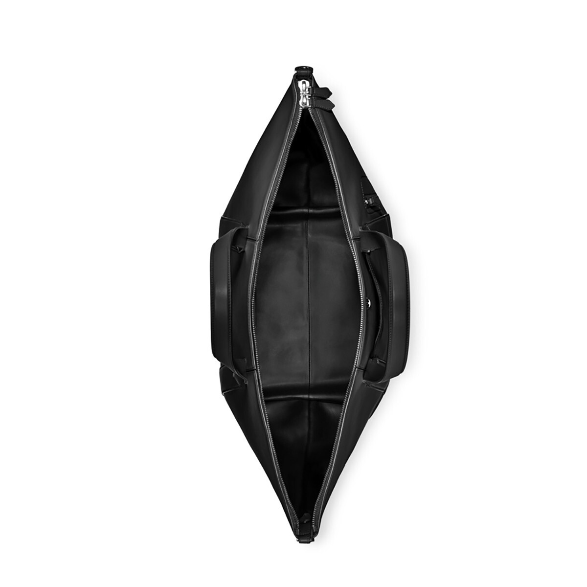 Montblanc Black Soft Medium Leather Duffle Bag 131211 – SLIGHT SCRATCH
