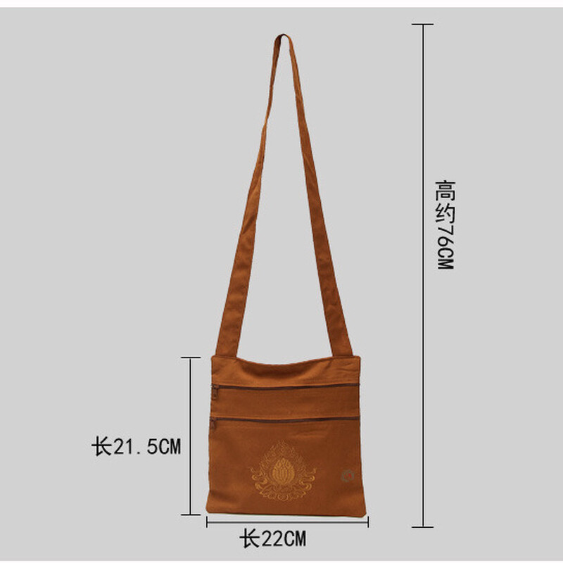 Buddhist Monk Canvas Bag Lay Buddhist Buddhism Zen Bags Buddha Monks Arhat Bag