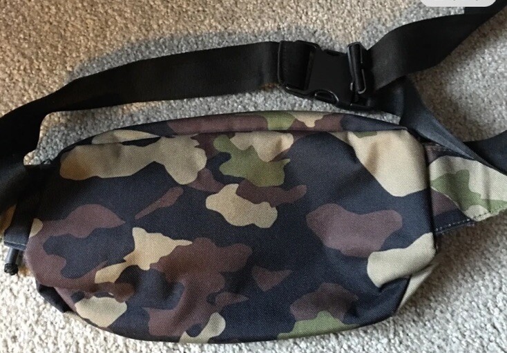 Champion Camo Waist Belt Bag Fanny Pack Adjustable Green Brown Black