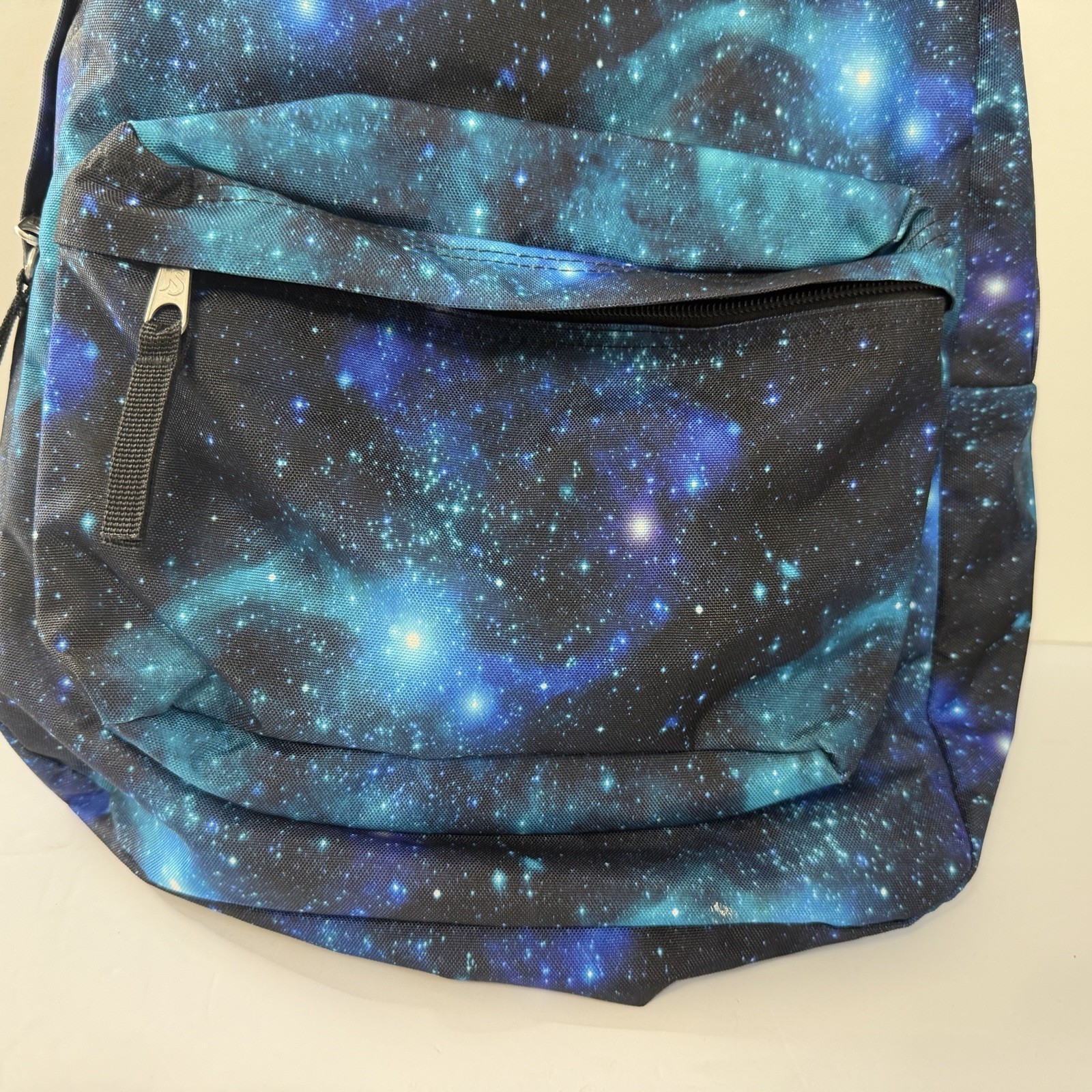 JanSport Superbreak Backpack – Galaxy Space Stars Black Blue GUC