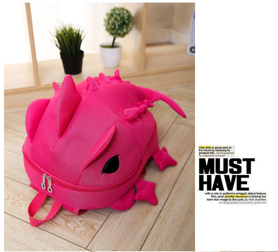 Creative Men Women Cartoon Backpack Dinosaur Rucksack Satchel Travel Hiking Bags