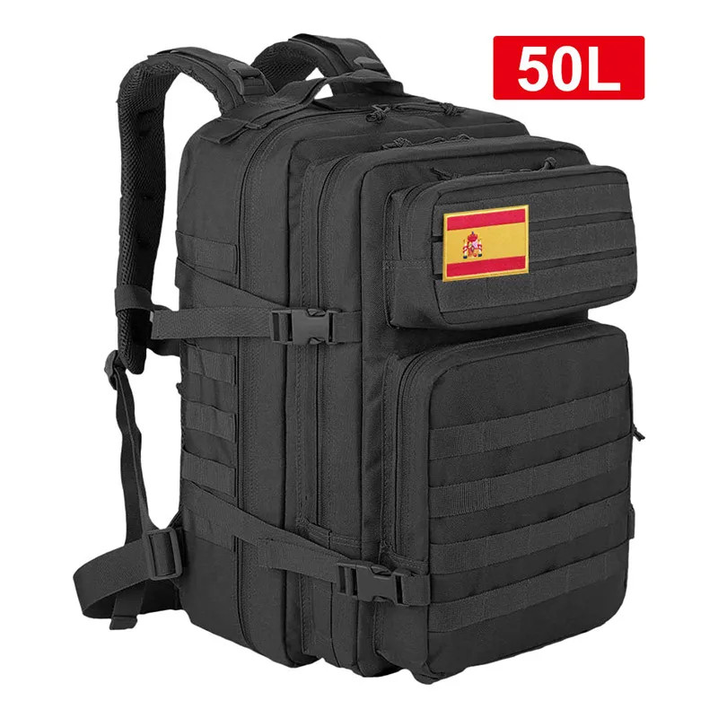 25L–45L Tactical Travel Backpack Men Waterproof Outdoor Sports Multi Bag