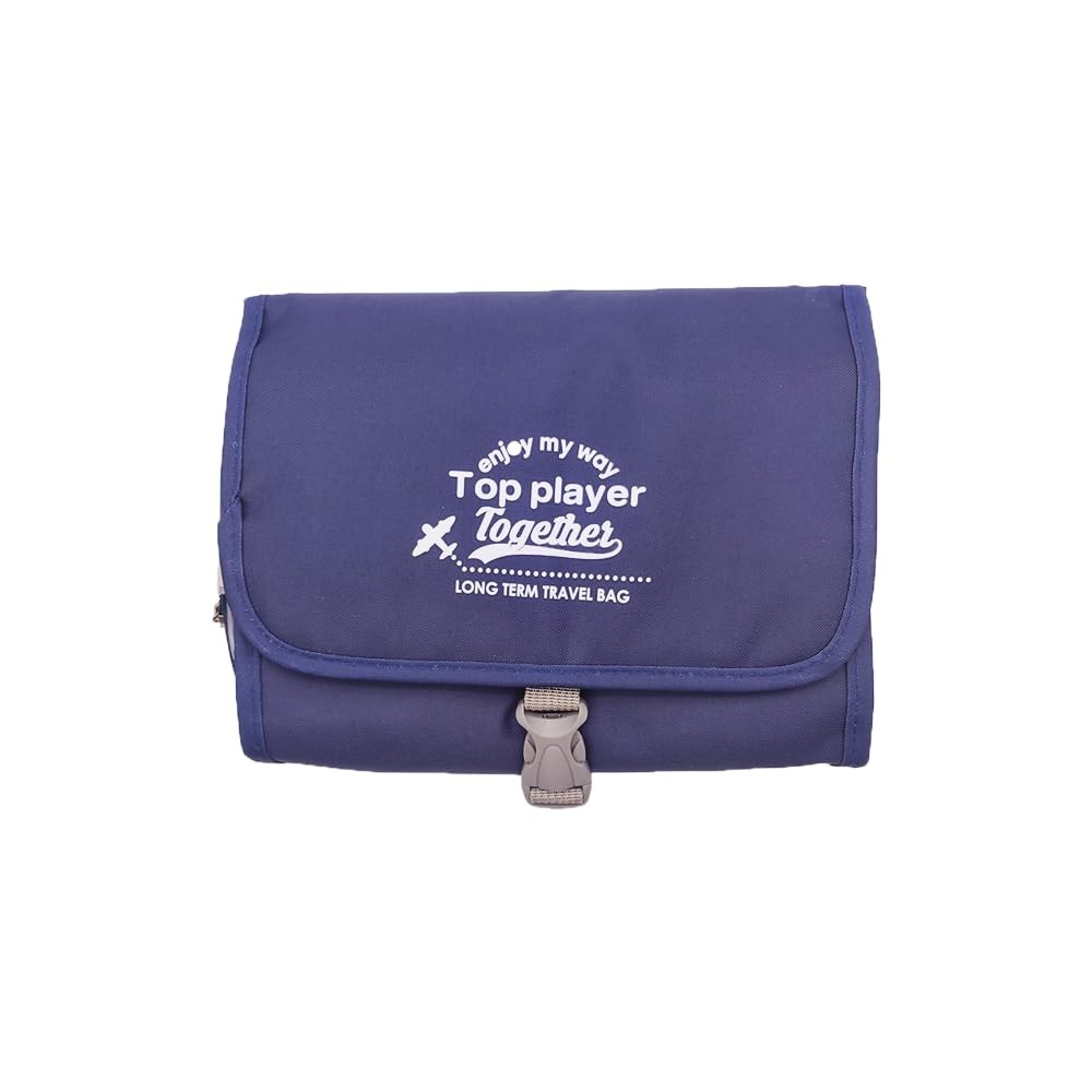 CACUINA Removable Travel Hanging Toiletry Bag for Men And Women navy blue