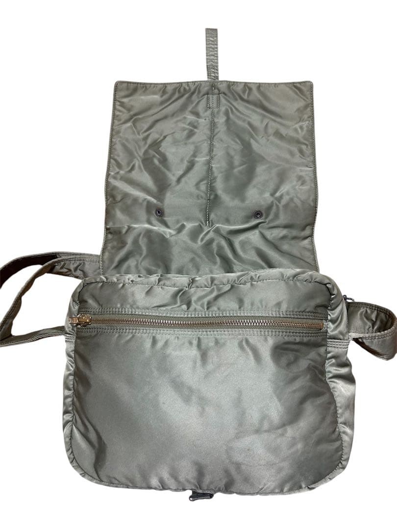 PORTER Yoshida TANKER 2WAY Shoulder Bag Sage Green made in Japan Authentic