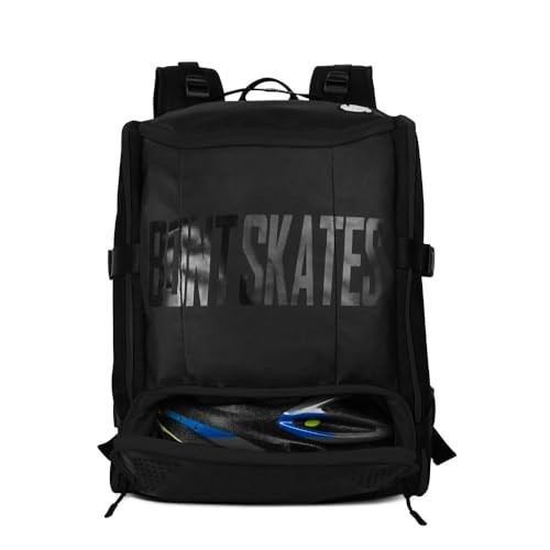 Multi-Sport Skate Backpack Travel Bag for Inline, Ice, Quad & Speed Skating