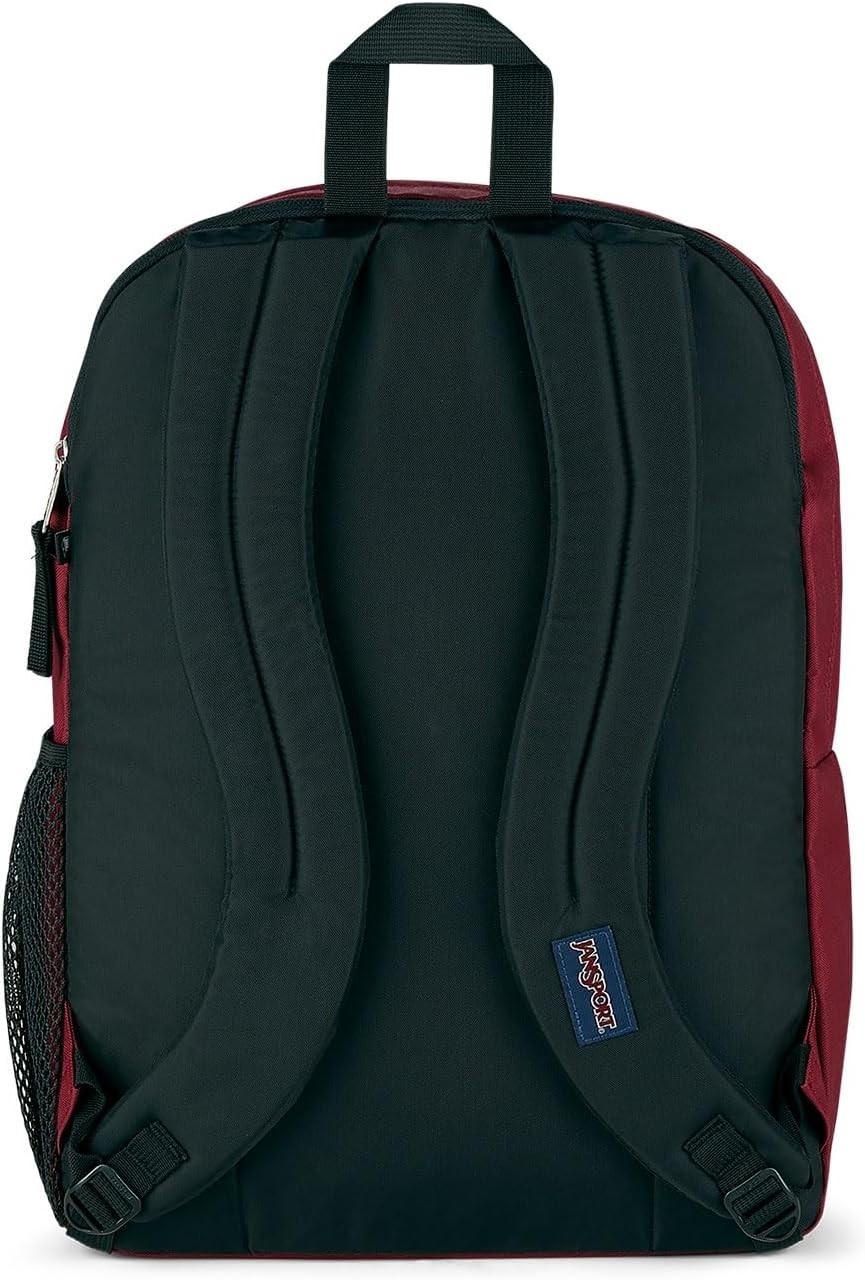 JanSport Big Student Backpack Ergonomic Shoulder Straps 5-Compartments, Black