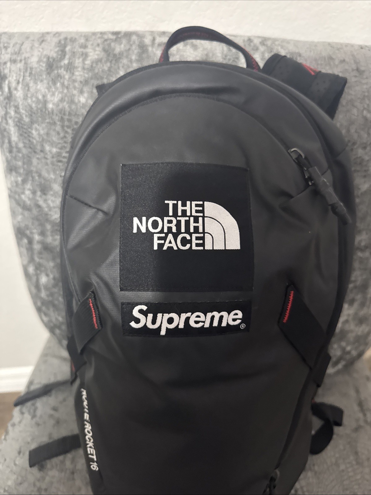 Supreme The North Face Summit Series Outer Tape Seam Route Rocket Black Backpack