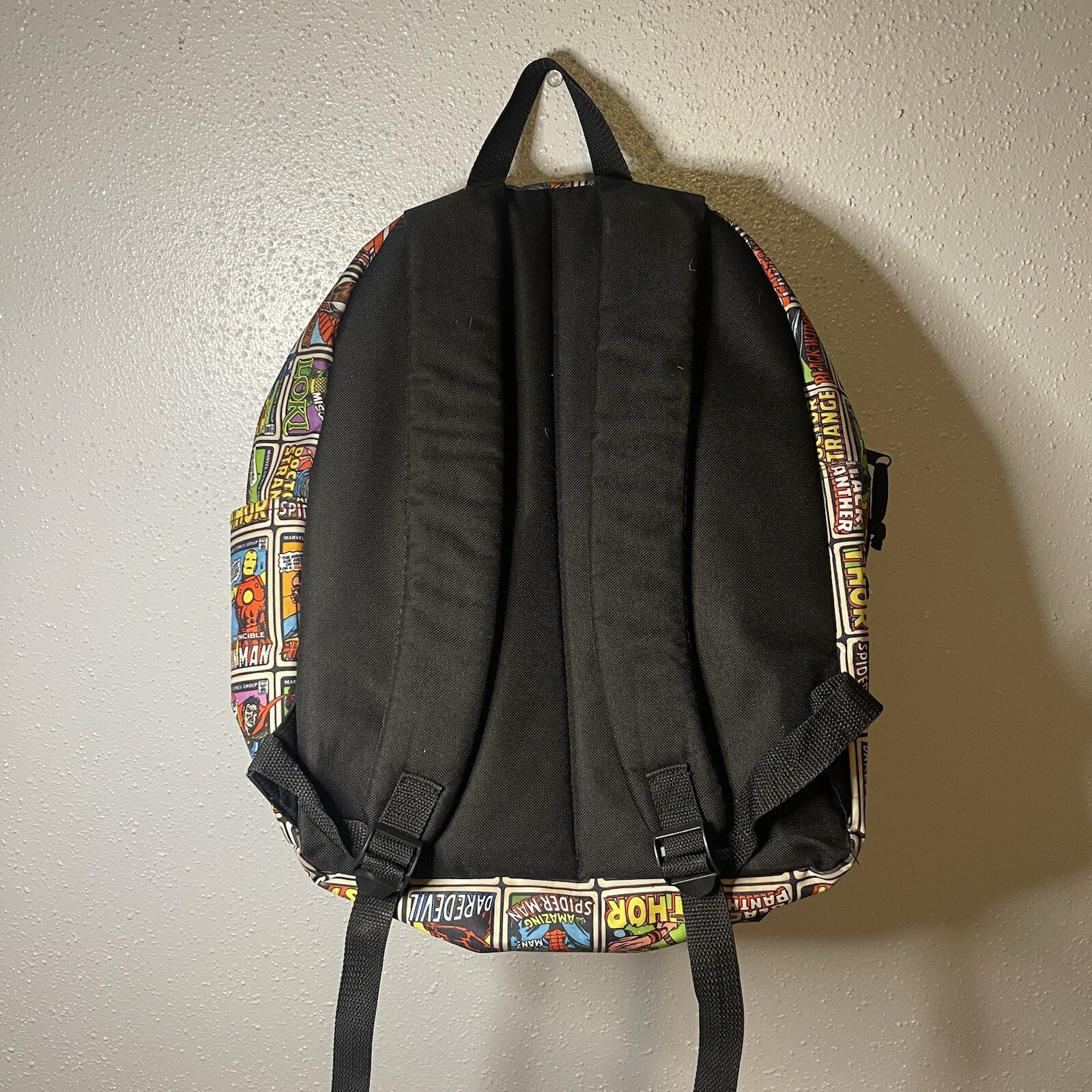 Marvel Super Hero Backpack SpiderMan Thor Hulk Luke Cage Iron Man 15″ Back Pack