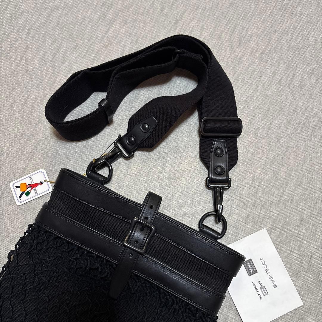 Brand new with tag PORTER Fisherman Shoulder Bag Yoshida Bag Black
