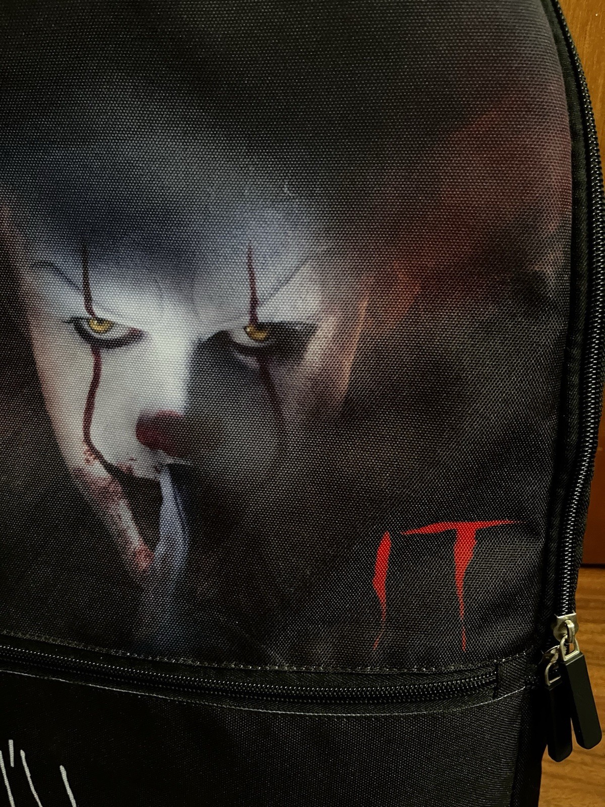 2019 It The Clown Pennywise Black You’ll Float Too Bookbag Horror Stephen King