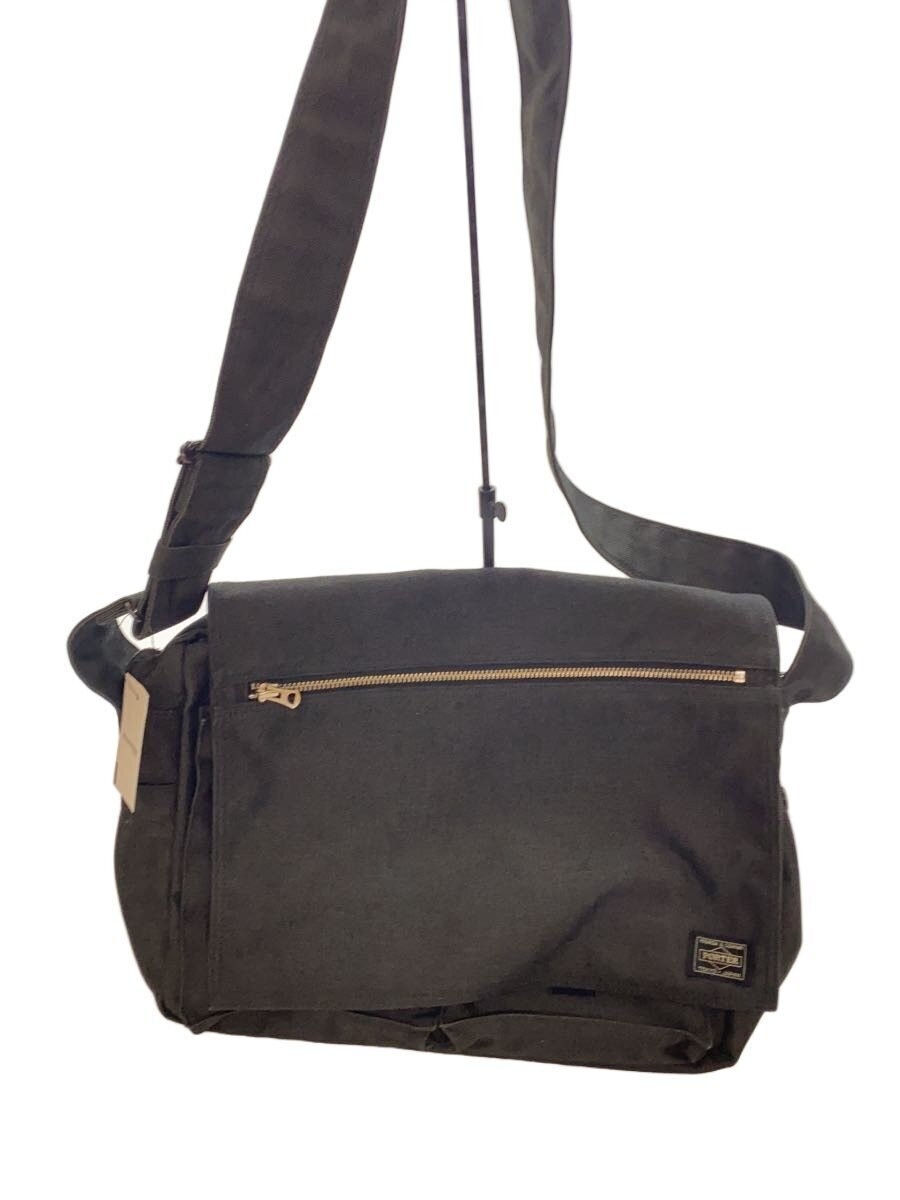Authentic PORTER Shoulder Bag Black Unlined 10cm Depth 26cm Height 24cm Width