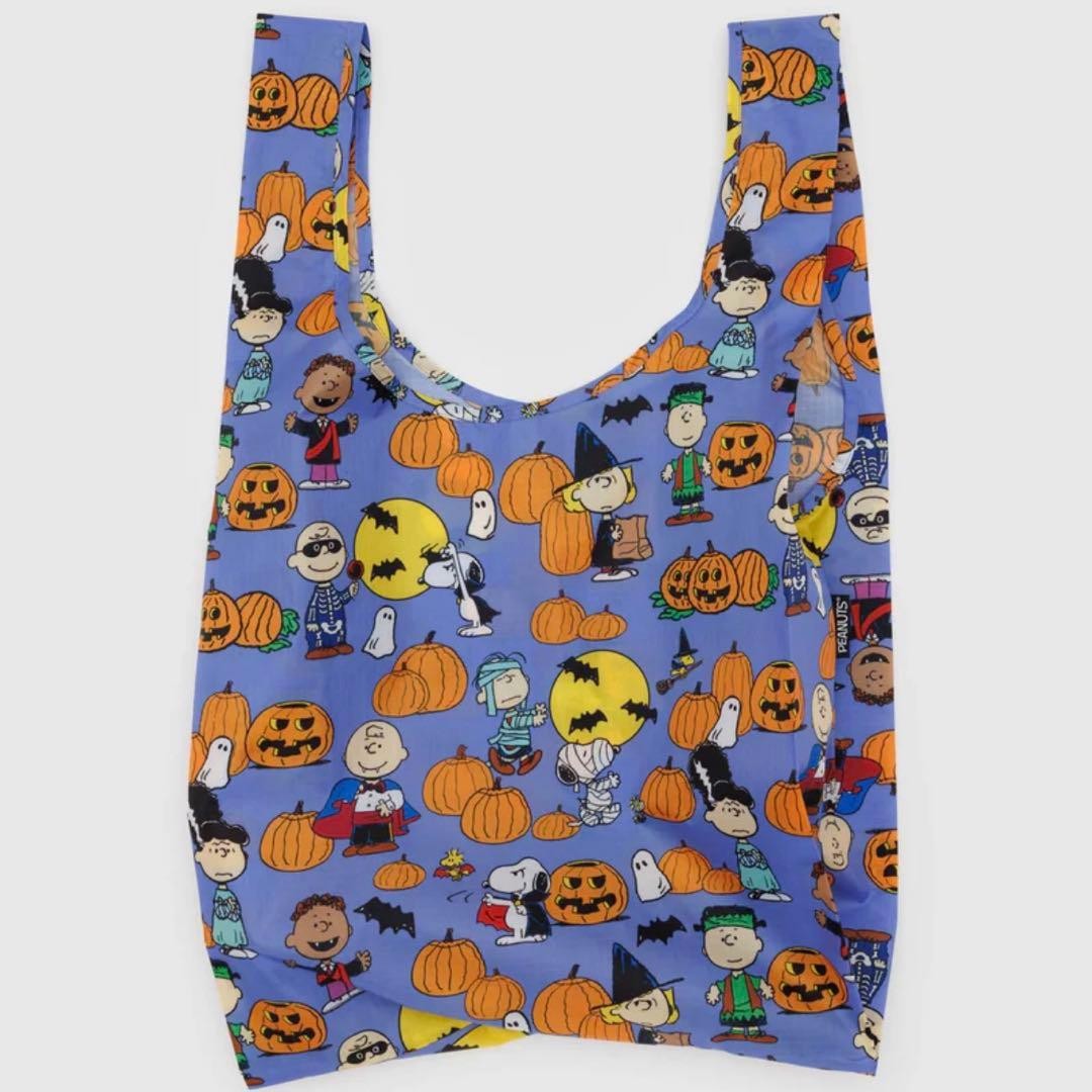 BAGGU PEANUTS Snoopy Halloween Pumpkin Eco Bag Recycled Polyester Unused