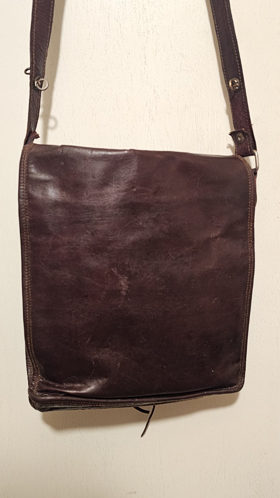 Genuine Leather Steam Punk Messenger Bag Hand Made Medieval