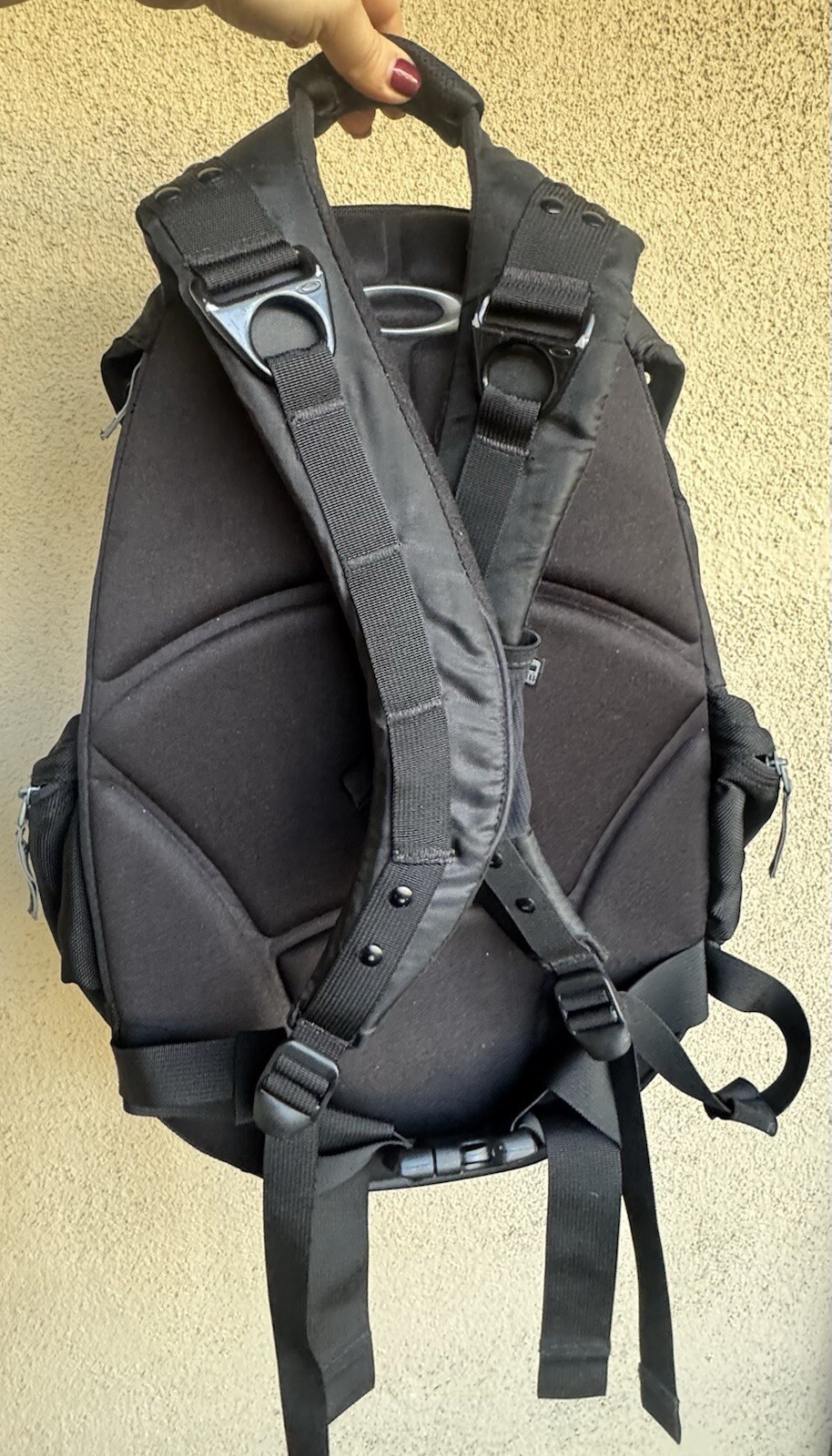 Y2K Oakley Icon 3.0 Tactical Backpack Stealth Black Military Travel Hiking READ