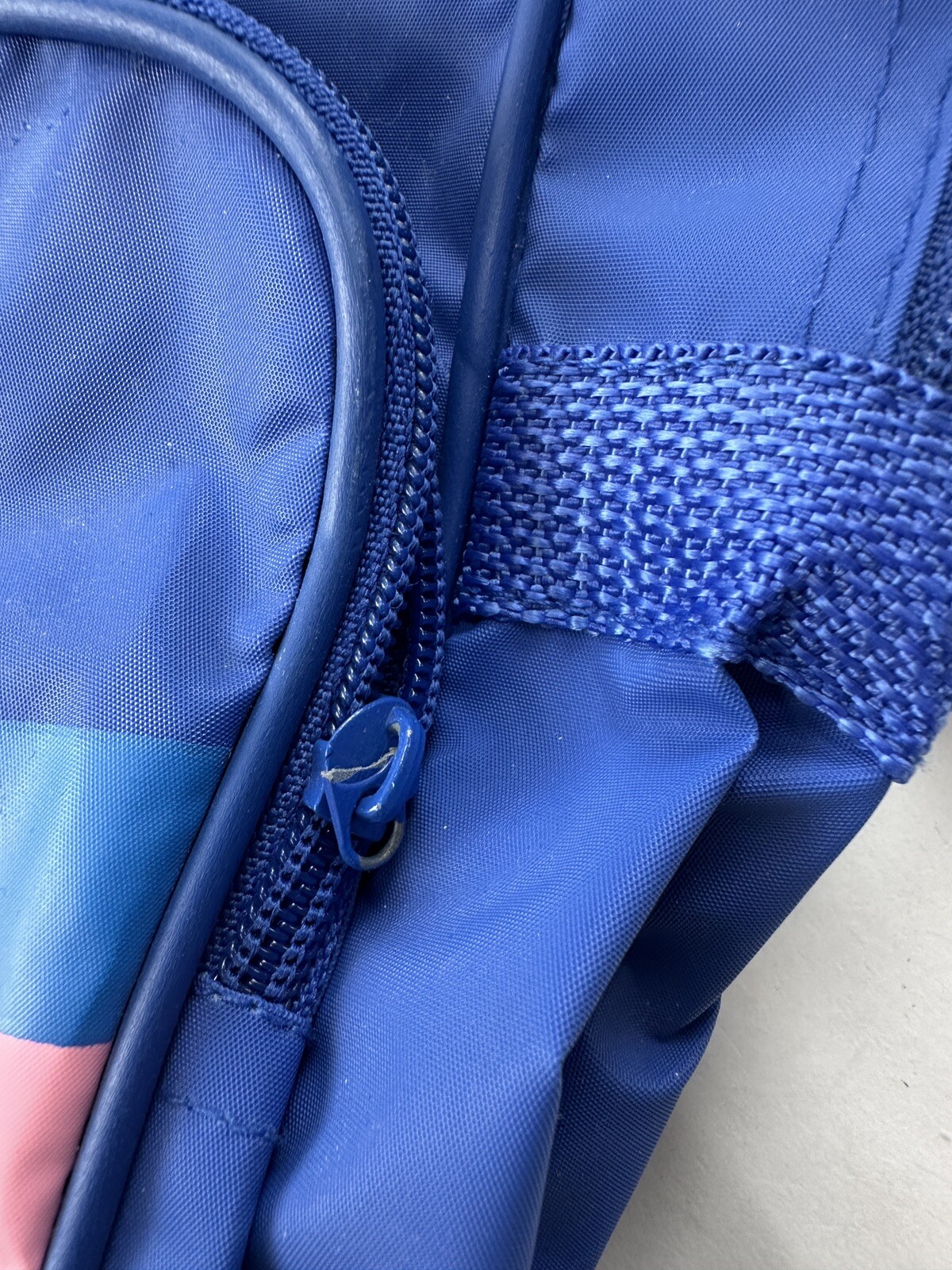 Trafalgar Bag Blue Rainbow Travel Shoulder Crossbody Tote Retro 80’s Pride