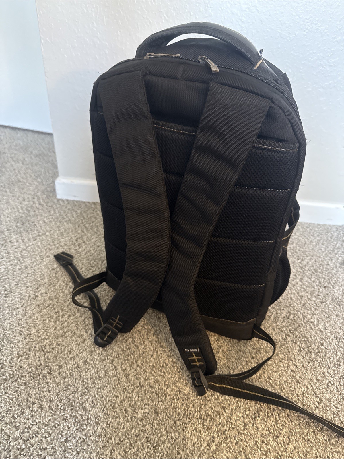 Solo New York Arc Pro Backpack In Black 17.3 Inches
