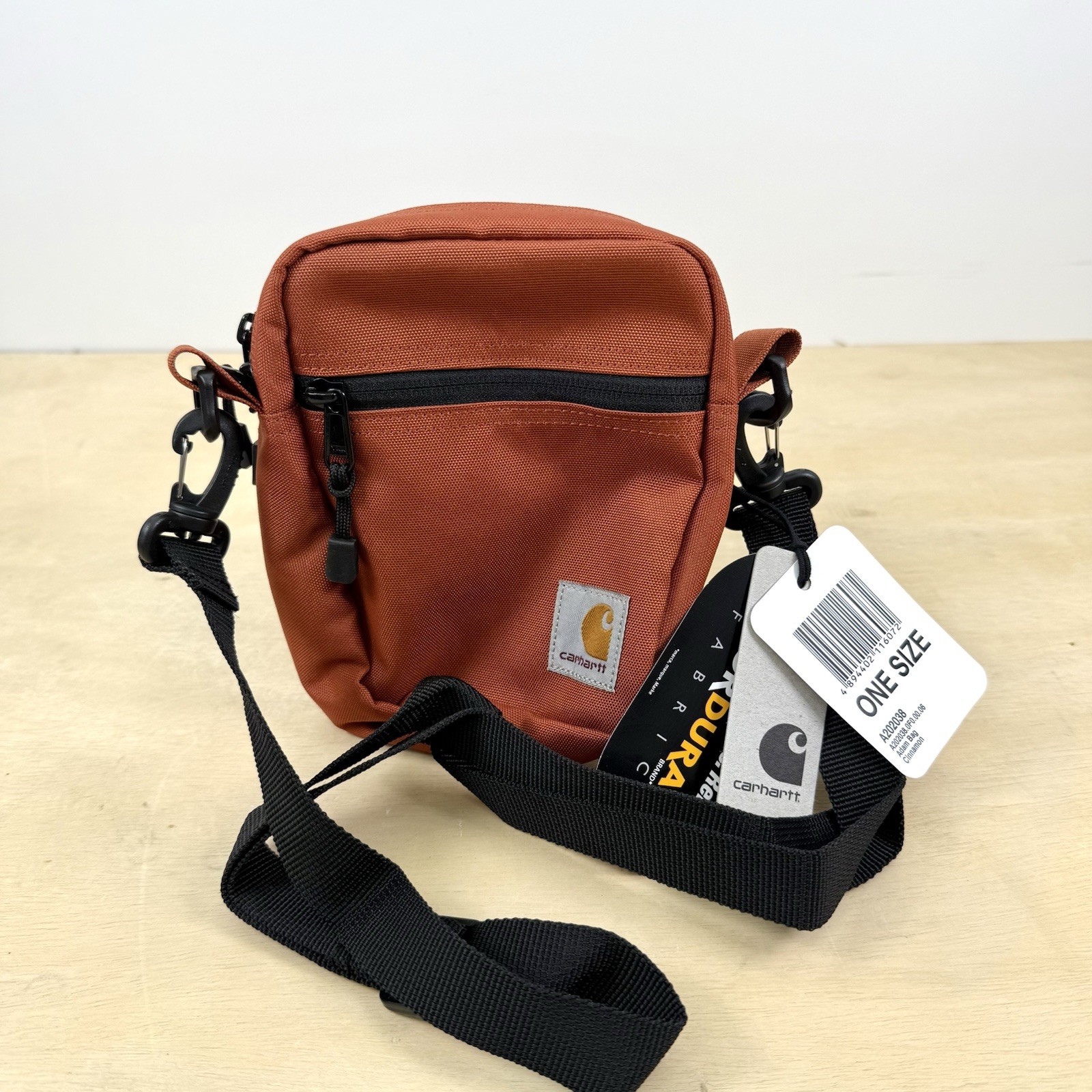 Carhartt WIP Adam Bag Cinnamon (Burnt Orange) Zip NWT Pouch – NEW