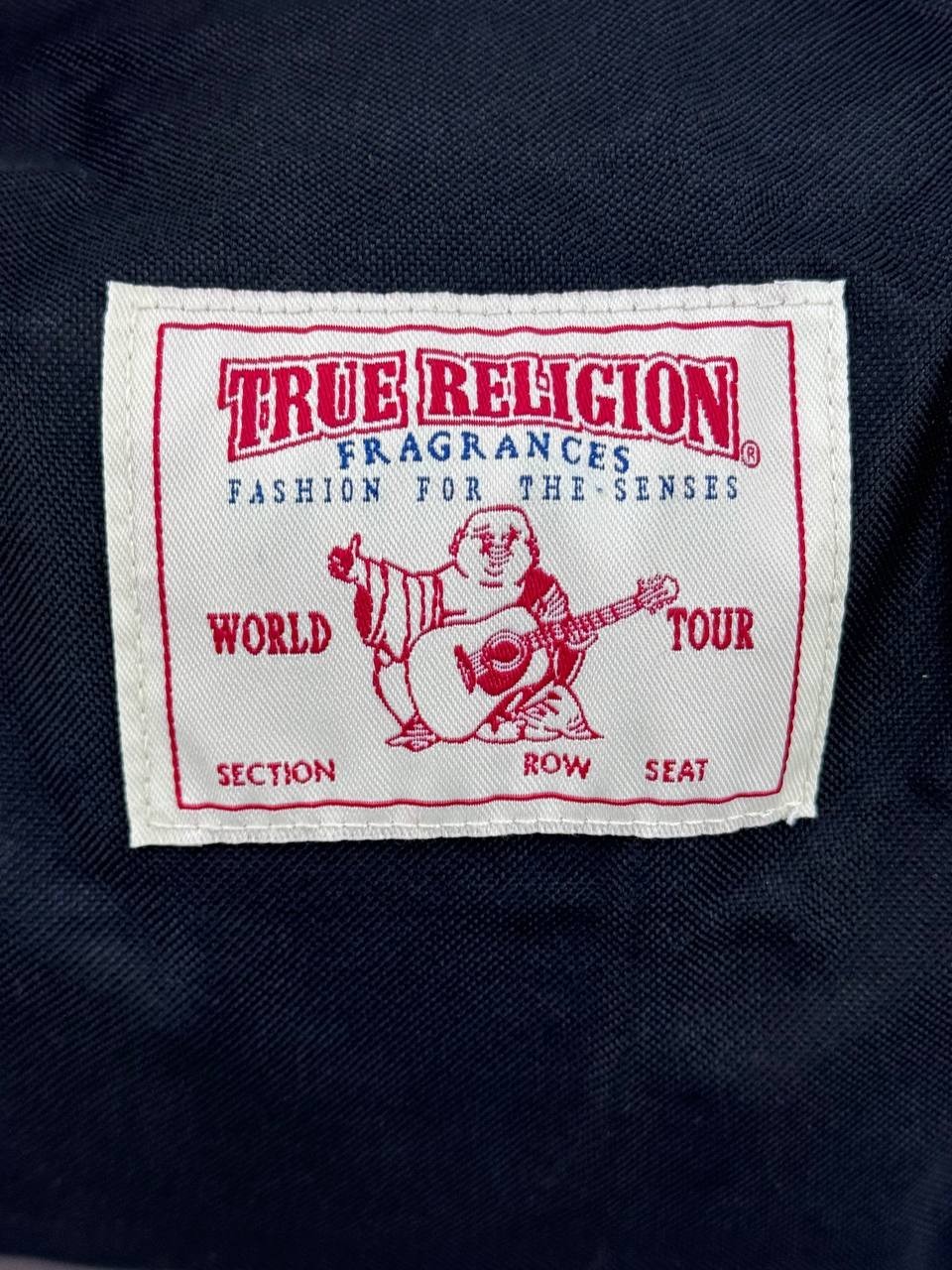 True Religion Fragrances Black Duffle Bag Gym Travel Bag W/ Shoulder Strap
