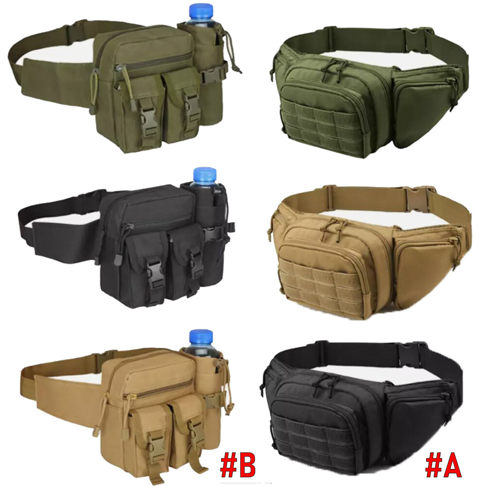 Utility Tactical Waist Fanny Pack Pouch Military Camping Hiking Belt Bag Outdoor