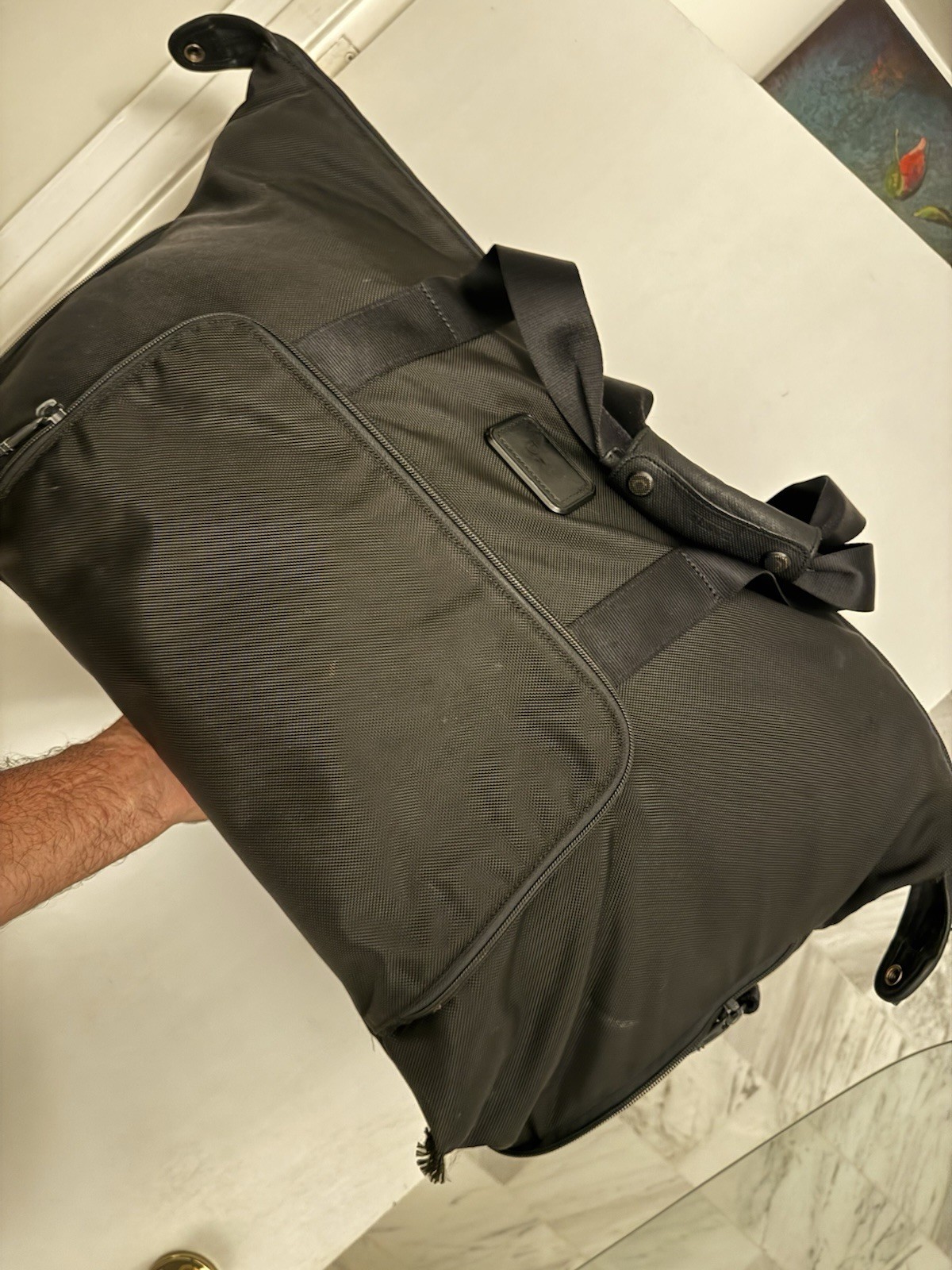 TUMI Alpha 2 ballistic Nylon Double Expansion Duffle 22159D2 Travel Gym Bag