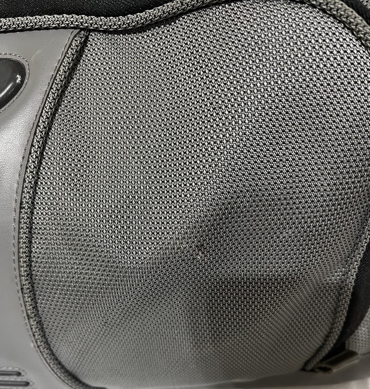 TUMI Boston 2Way Ballistic Nylon Duffle Bag Carry On Gray 525PW Strap (See Pics)